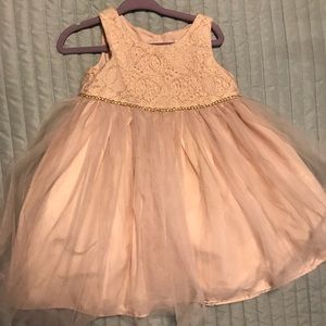 Formal Creamy Pink Dress